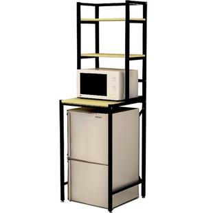 冰箱上方空间置物架增高储物架冰柜消毒柜微波炉厨房烤箱收纳架子