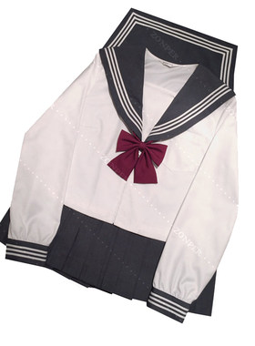 水手服中牌制服馆JK制服纯色jk裙