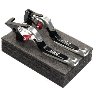 复古龙嘉v霸250摩托车改装牛角离合拉杆v霸手把左右防摔手柄配件