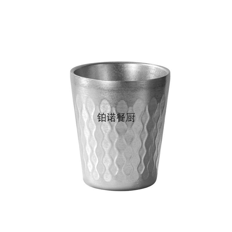 304不锈钢复古咖啡杯套装防摔
