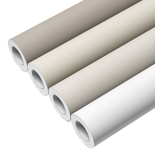 肤感自粘壁纸加厚墙布柜子杏子灰墙面贴纸墙纸瓷砖翻新贴膜防水潮