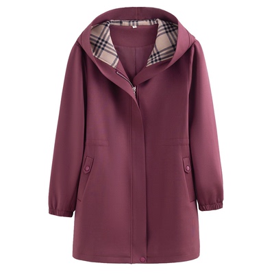 中老年妈妈装春秋外套200斤