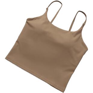 运动内衣瑜伽背心健身吊带美背女士跑步训练强度露肩上衣服饰