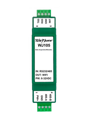 485转MQTT上报云端Modbus RTU转TCP模块RS232转WiFi UDP维君WJ105