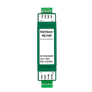 485转MQTT上报云端Modbus RTU转TCP模块RS232转WiFi UDP维君WJ105