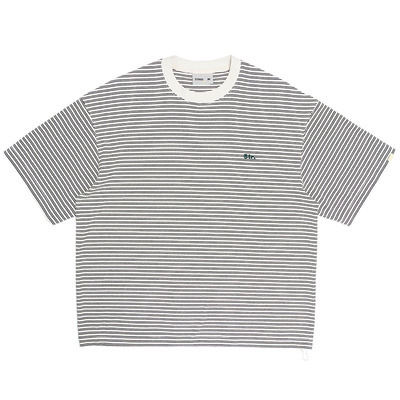 STRIIS途径条纹短袖日系复古