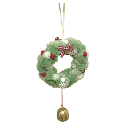 扭扭棒圣诞树圣诞花环挂件手工