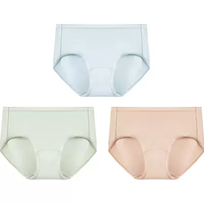 曼妮芬纯棉内裤女红色本命年好运