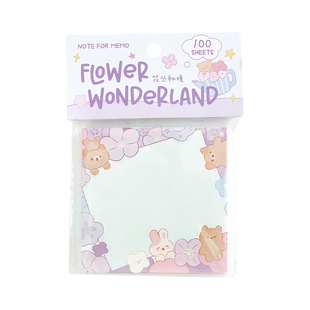 可爱趣味便签本丸子动物欢乐萌宠面包手帐素材留言备忘可撕无粘纸