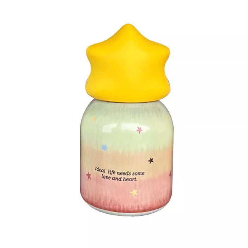 星星可爱迷你便携保温吸管杯