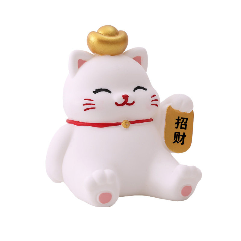 马年会公司手机支架桌面定制LOGO展会送客户小礼品招财猫开业店庆