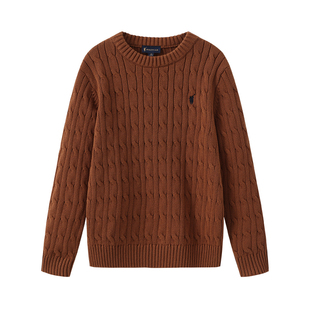 Polowalk童装 男童针织衫儿童毛衣多巴胺2026春秋冬新款上衣纯棉