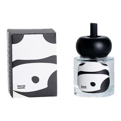 大熊猫车载香薰车内无火香薰摆件汽车香薰精油持久空气清新除异味