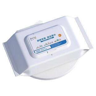 厨房湿巾强力去油污渍家用油烟机清洁湿纸巾一次性带盖灶台清洁巾