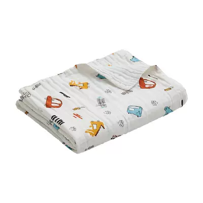 十月结晶婴儿纯棉浴巾110x110cm