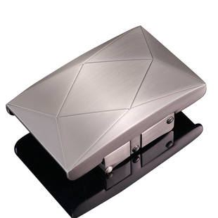 扣不坏男士皮带头3.5cm卡槽滑道扣头锌合金裤带龙头卡扣腰带卡子