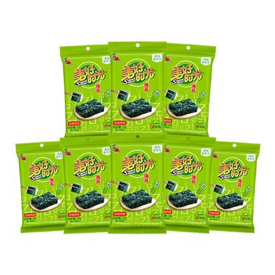 美好时光岩烧益生元海苔2克儿童休闲零食解馋即食紫菜拌饭海苔片