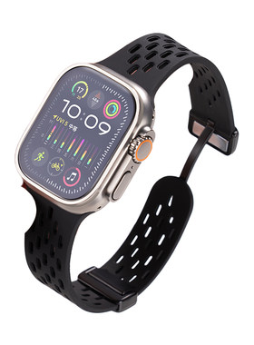 匠戴适用iWatch硅胶透气创意表带
