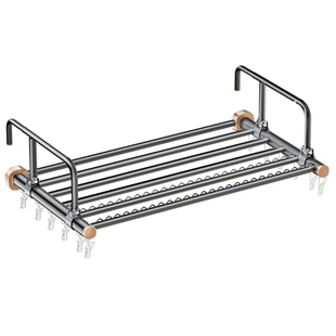 比人阳台晾衣神器窗外晾衣架高层外置护栏杆挂窗台室外系统窗封窗