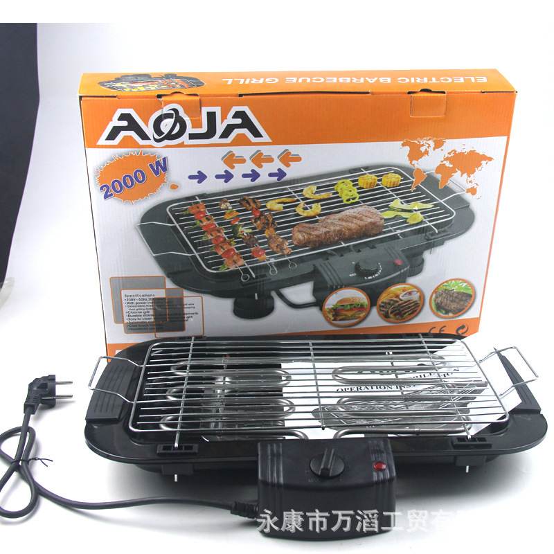 多功能不锈钢电烤炉无烟自动温控烤家用架盘式电烧烤韩