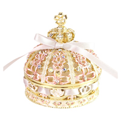 osewaya戒指盒欧式皇冠婚戒盒