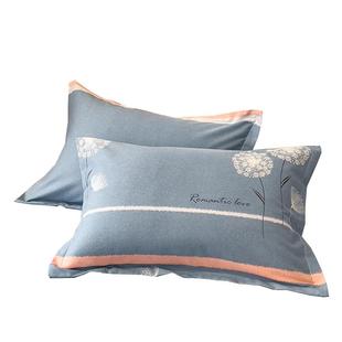 100%纯棉磨毛加厚枕套秋冬全棉单人家用枕芯罩48x74cm枕头内胆套