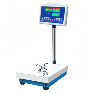 电子秤台秤100kg高精度精准1g工业计数称计重台秤300kg商用落地秤