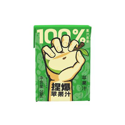 哪吒苹果汁200ml×12盒×1组