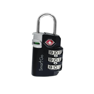 香港SmartGo Twist Lock 密码锁行李箱挂锁安全防盗锁TSA海关锁