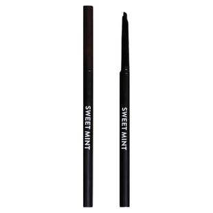 sweet mint祼感眼线胶笔斜角扁头自然丝滑持妆显色流畅甜酷感新手
