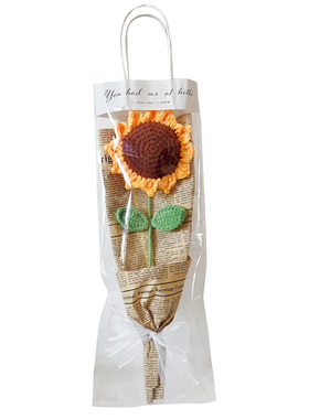 向日葵手工花束礼物太阳花成品