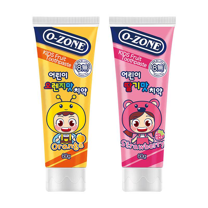 韩国欧志姆儿童牙膏6岁以上防蛀牙2岁3一12岁婴幼儿宝宝牙刷护齿