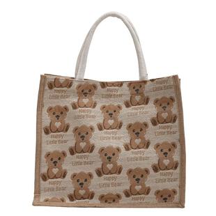 包包女2025通勤托特包帆布购物袋ins大学生上课单肩大包女手提袋