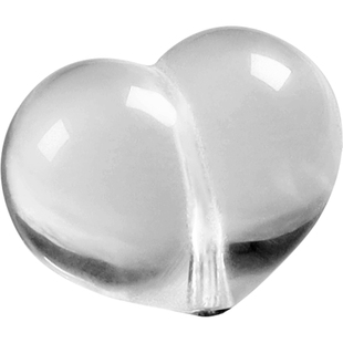 原矿白水晶雕刻屁桃隔珠顶珠散珠文玩手串时尚男女简约DIY配饰