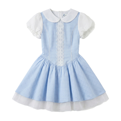 东京岁时记jk娃娃领短袖连衣裙女