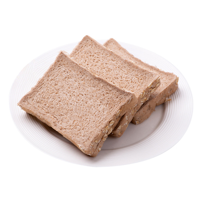 零脂肪全麦谷物面包代餐饱腹