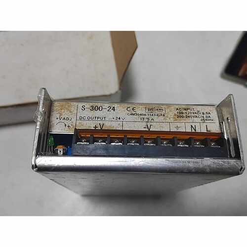 询价开关电源S-300-24 24V 12.5A，成色如图，功能