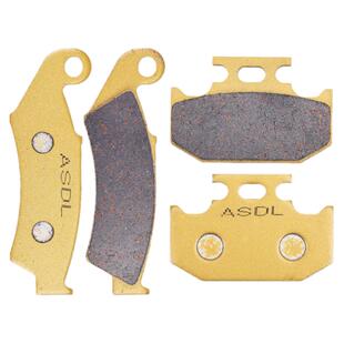 适用川崎KLX250 650越野摩托车配件KDX220碟刹片刹车片前后刹车皮