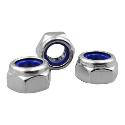 M2-M20厘304不锈钢防松螺母防滑螺丝帽自锁紧防丢防脱DIN985A2-70