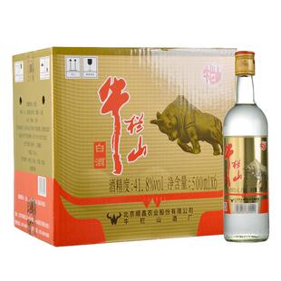 牛栏山口粮酒41.8度金标 浓香风格酒500mL*6瓶整箱装
