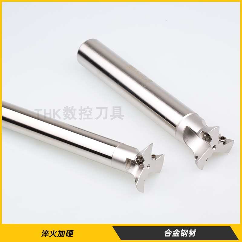 YW45燕尾槽铣刀杆55度60度45度V型槽后拉铣刀杆耐用抗震舍弃式