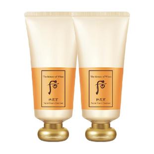 【下拉领淘金币更优惠】Whoo后拱辰享气韵生洗面奶180ml*2支