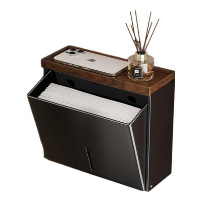 高端厕所纸巾盒壁挂式免打孔