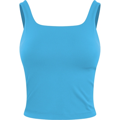 本来BENLAI女士云感柔瑜伽背心夏季新款修身运动上衣BNX450009