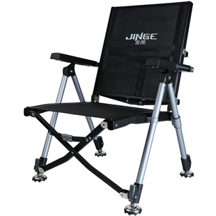 金阁全地形折叠小钓椅24AY便携透气欧式钓鱼躺椅钓凳垂钓椅子渔具