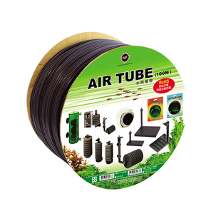 台湾雅柏UP鱼缸氧气管氧气泵增氧管气石气盘气头曝气管黑色氧气管