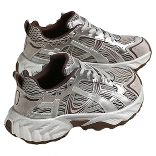 MILLIE'S/妙丽老爹鞋女2025秋季款厚底增高休闲运动鞋轻便跑步鞋