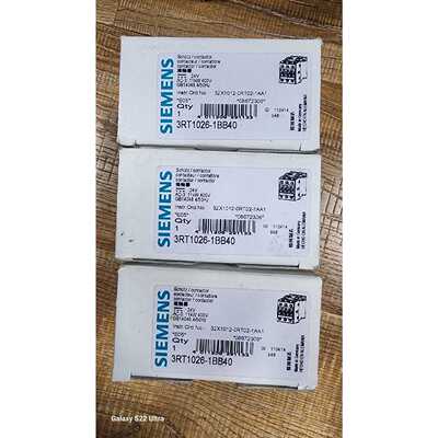 议价西门子接触器3RT1026-1BB40全新原装库存 DC24V 现货10261bb4