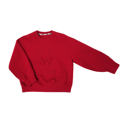 qimoo淇木春季中性休闲套头衫