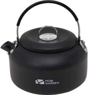 牧高笛极宴系列黑化露营铝合金餐具便携式酒精炉喝外煮烧水壶水杯